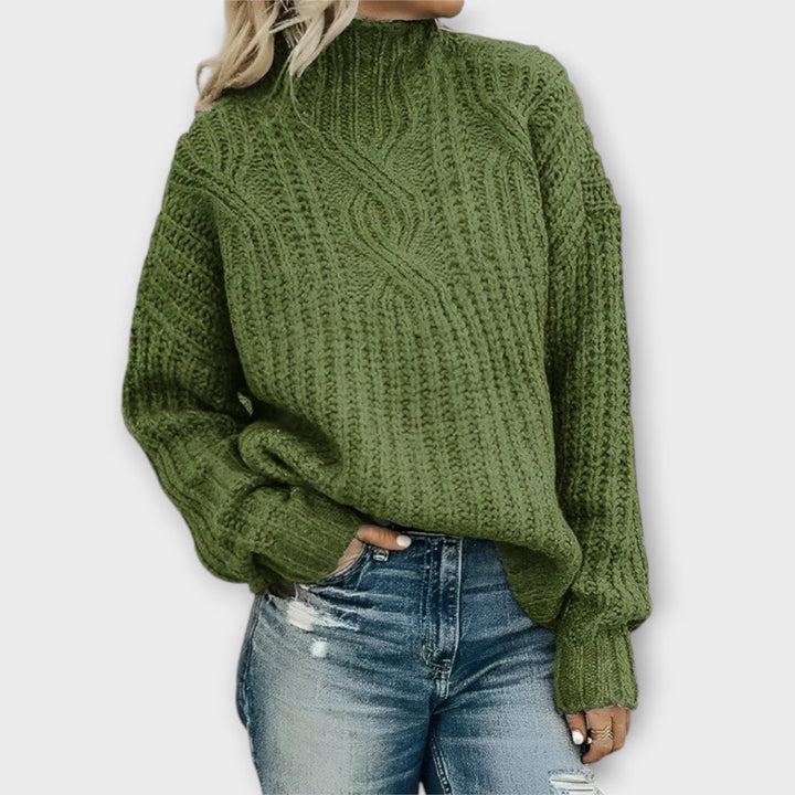 Tiffany™ - Chic High Neck Winter Knit