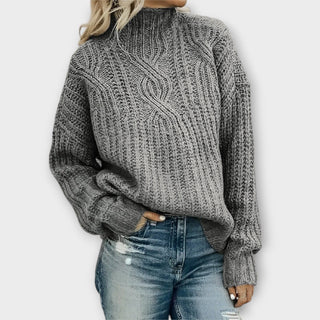 Tiffany™ - Chic High Neck Winter Knit