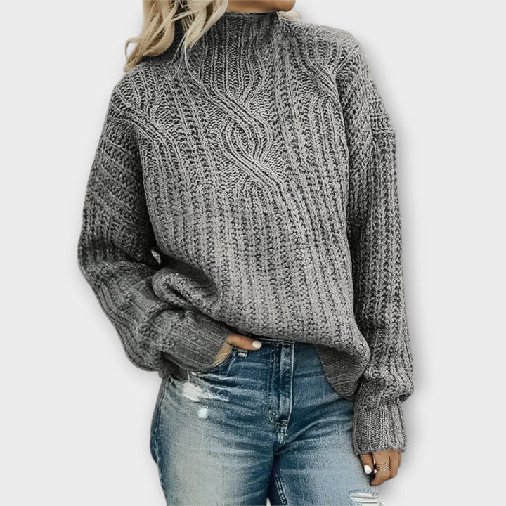 Tiffany™ - Chic High Neck Winter Knit