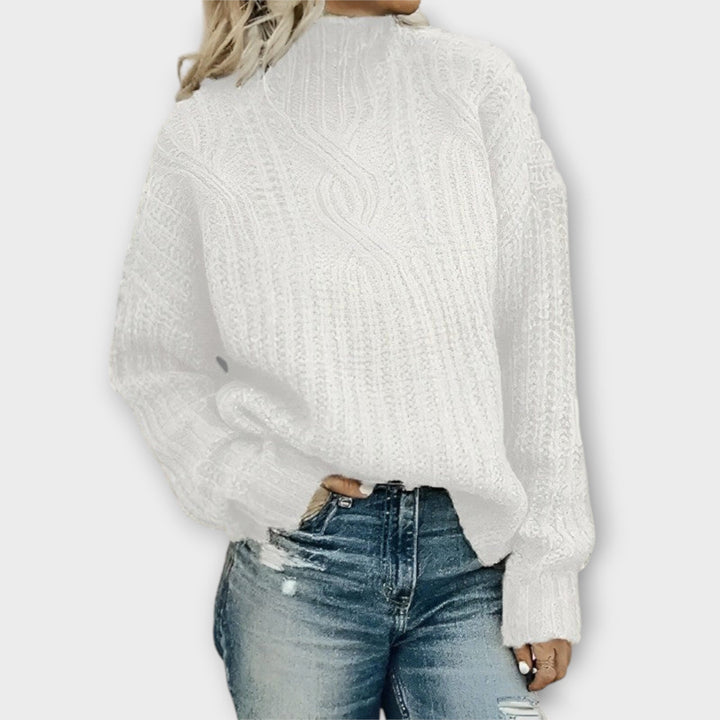 Tiffany™ - Chic High Neck Winter Knit