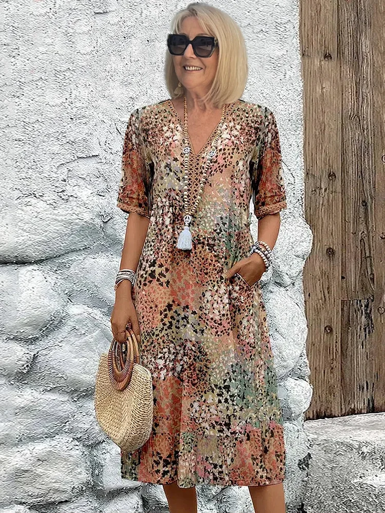 Colette™ | Bold Midi Dress
