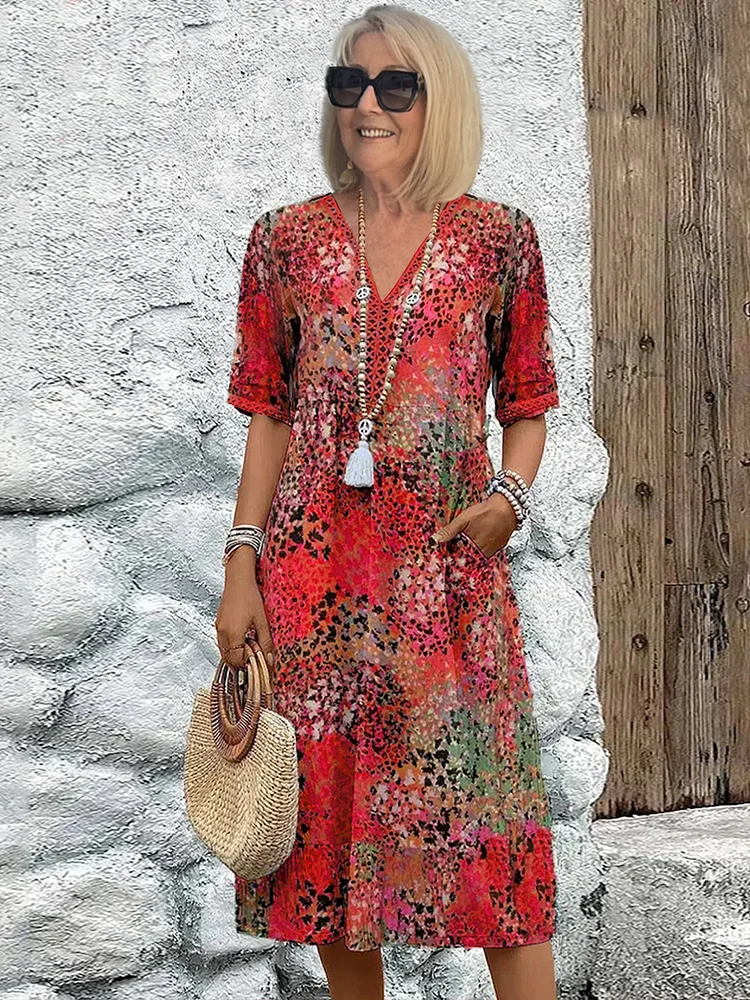 Colette™ | Bold Midi Dress