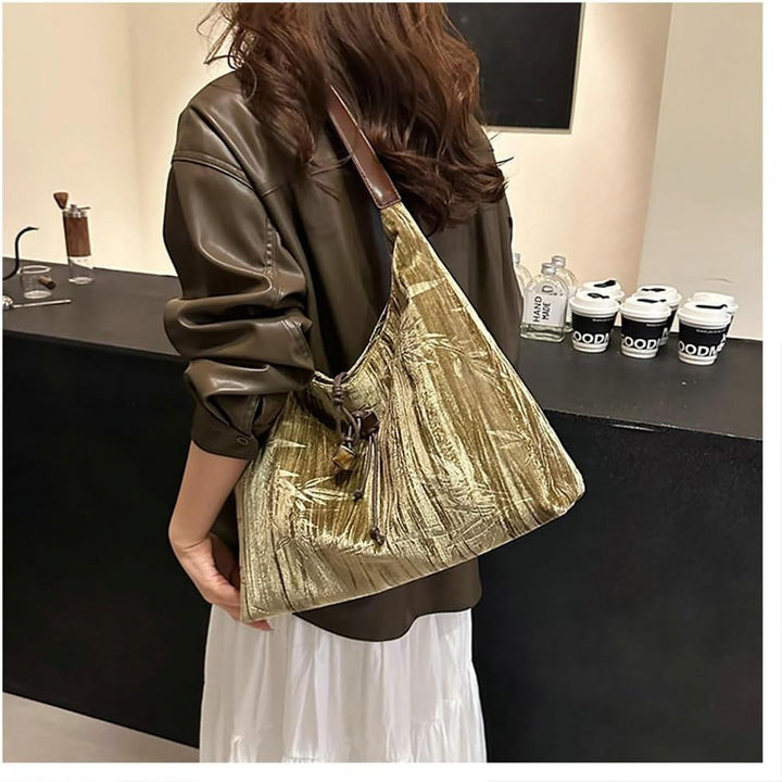 Velvet Crossbody Shoulder Bag