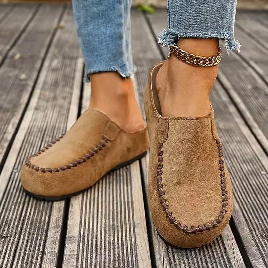 Darcie – Classic Leather Orthopaedic Mules