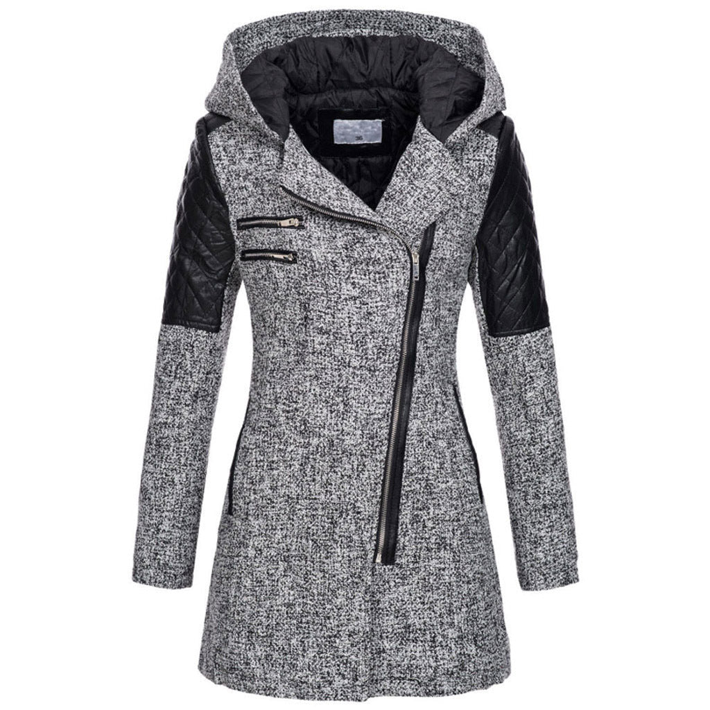 Zoë™ - Trendy Asymmetrical Zipper Winter Coat