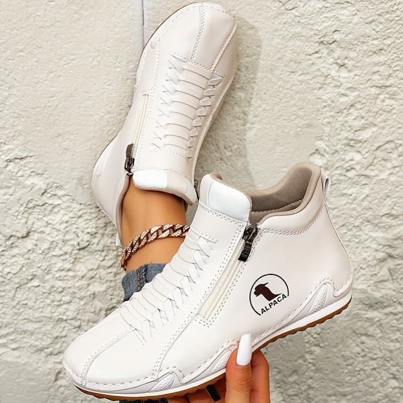 Juniper – Versatile All-Weather Comfort Shoes with Zipper Closure