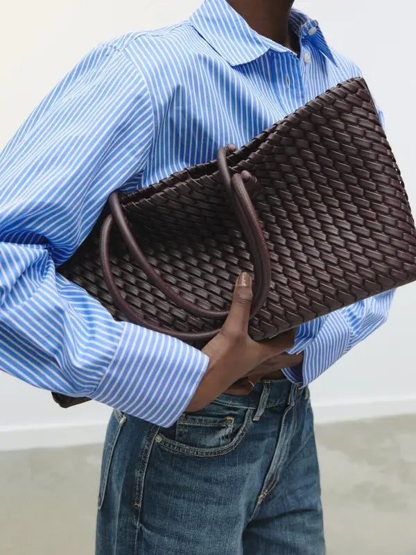 Elegant Woven Tote Bag for Casual Daily Use