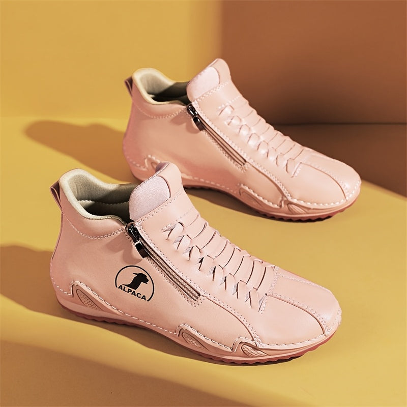 Juniper – Versatile All-Weather Comfort Shoes with Zipper Closure