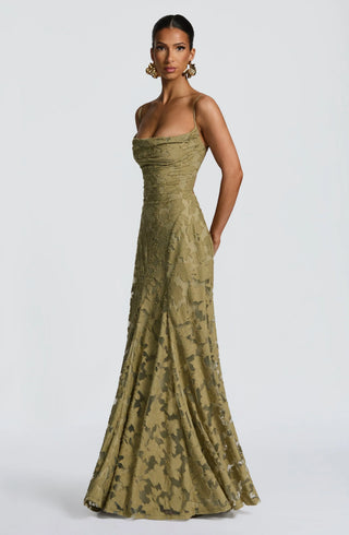Calliope – Elegant Maxi Dress with Flowing Silhouette
