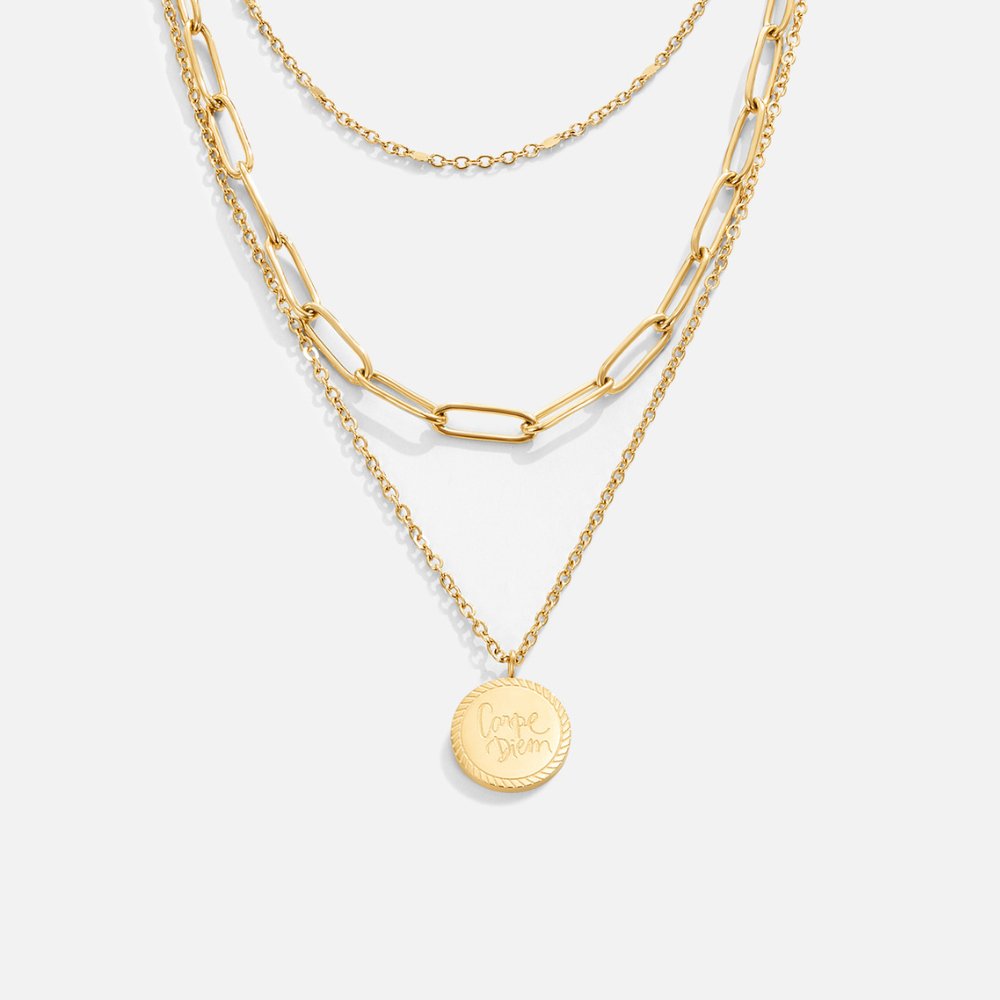 Coin Layered Necklace