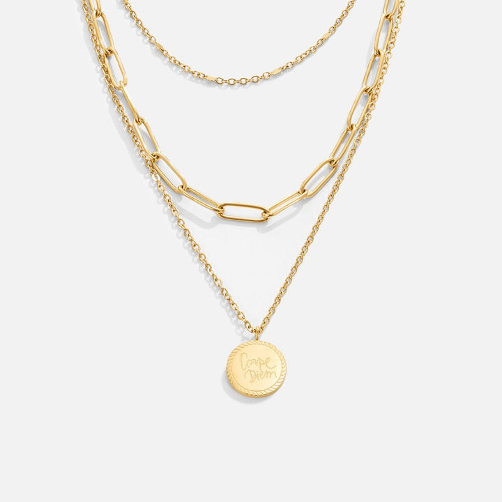 Coin Layered Necklace