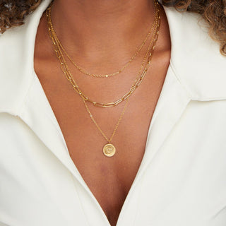 Coin Layered Necklace