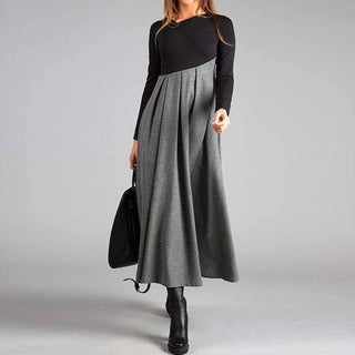 Samantha - Two-Tone Maxi Dress