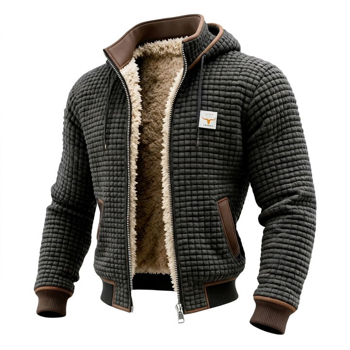 Varel | Retro Hooded Zip Jacket