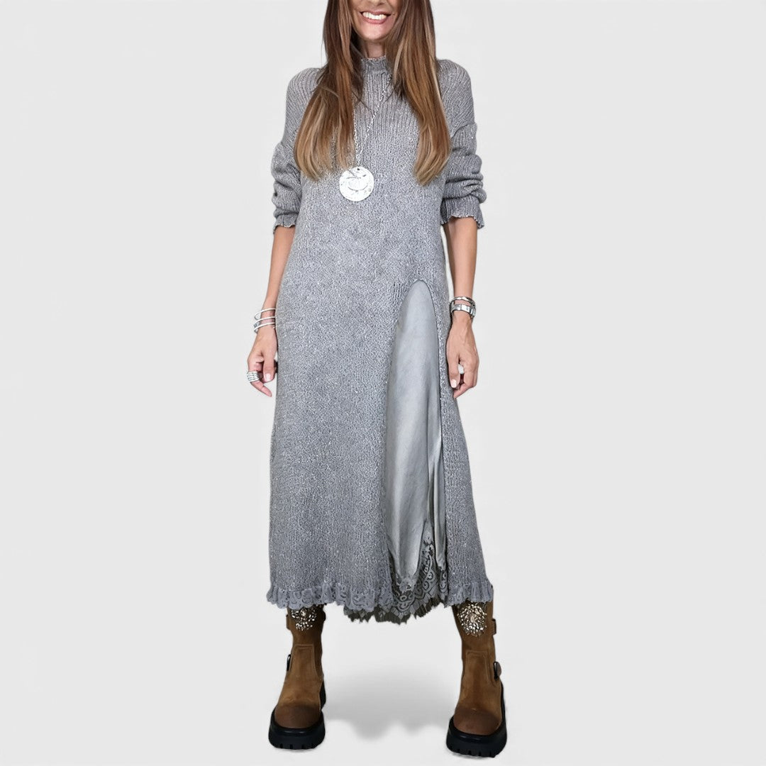 Portia – Chic Layered Sweater and Dress Ensemble