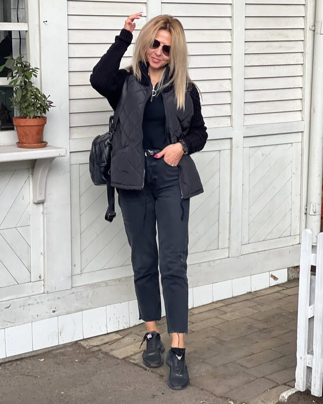 Hallie – Cozy Confidence Patchwork Knit Jacket