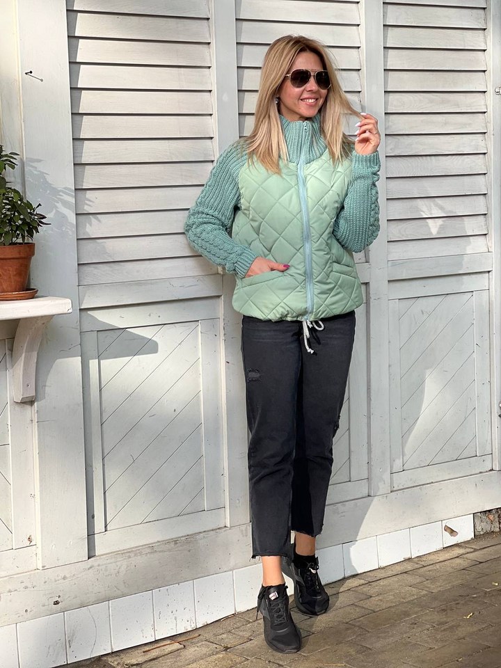 Hallie – Cozy Confidence Patchwork Knit Jacket