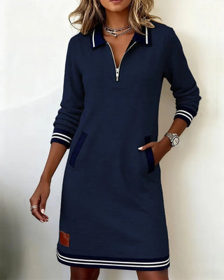 Esme – Everyday Elegance Long Sleeve Cotton Dress