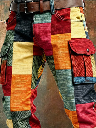 Patchwork Cargo Pants