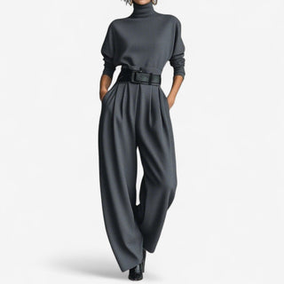 Doris - Elegant High-Neck Jumpsuit