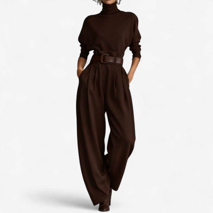 Doris - Elegant High-Neck Jumpsuit
