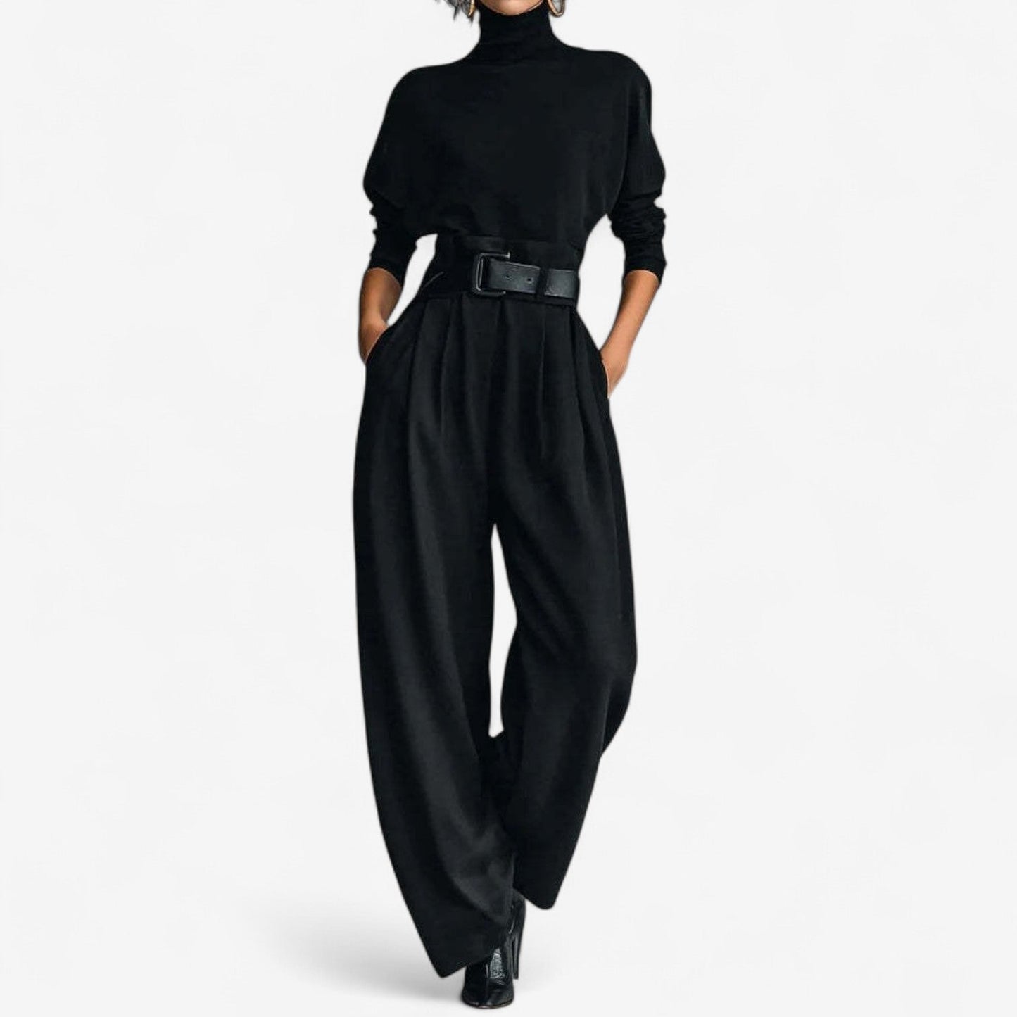 Doris - Elegant High-Neck Jumpsuit