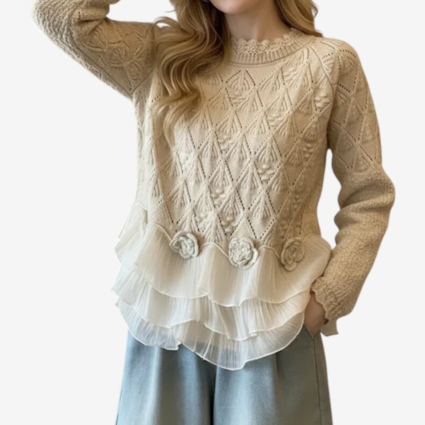 Mallory – Cozy Textured Knit Pullover