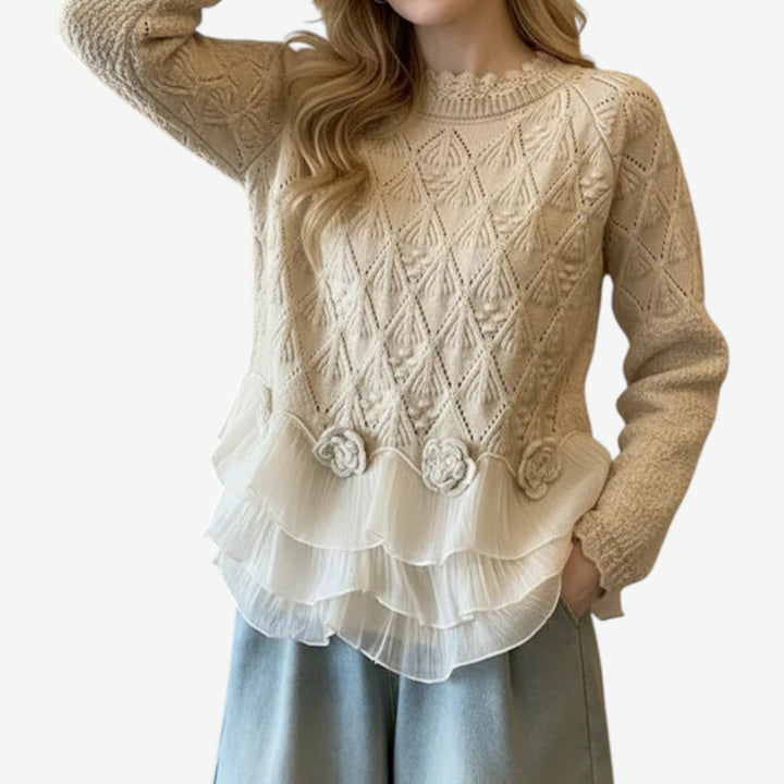 Mallory – Cozy Textured Knit Pullover