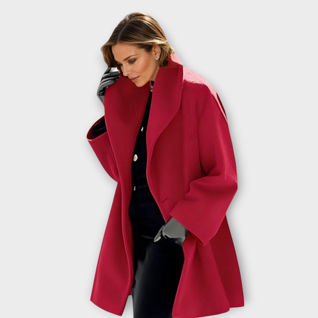 Emelyn™ Wool Coat - Windproof Design