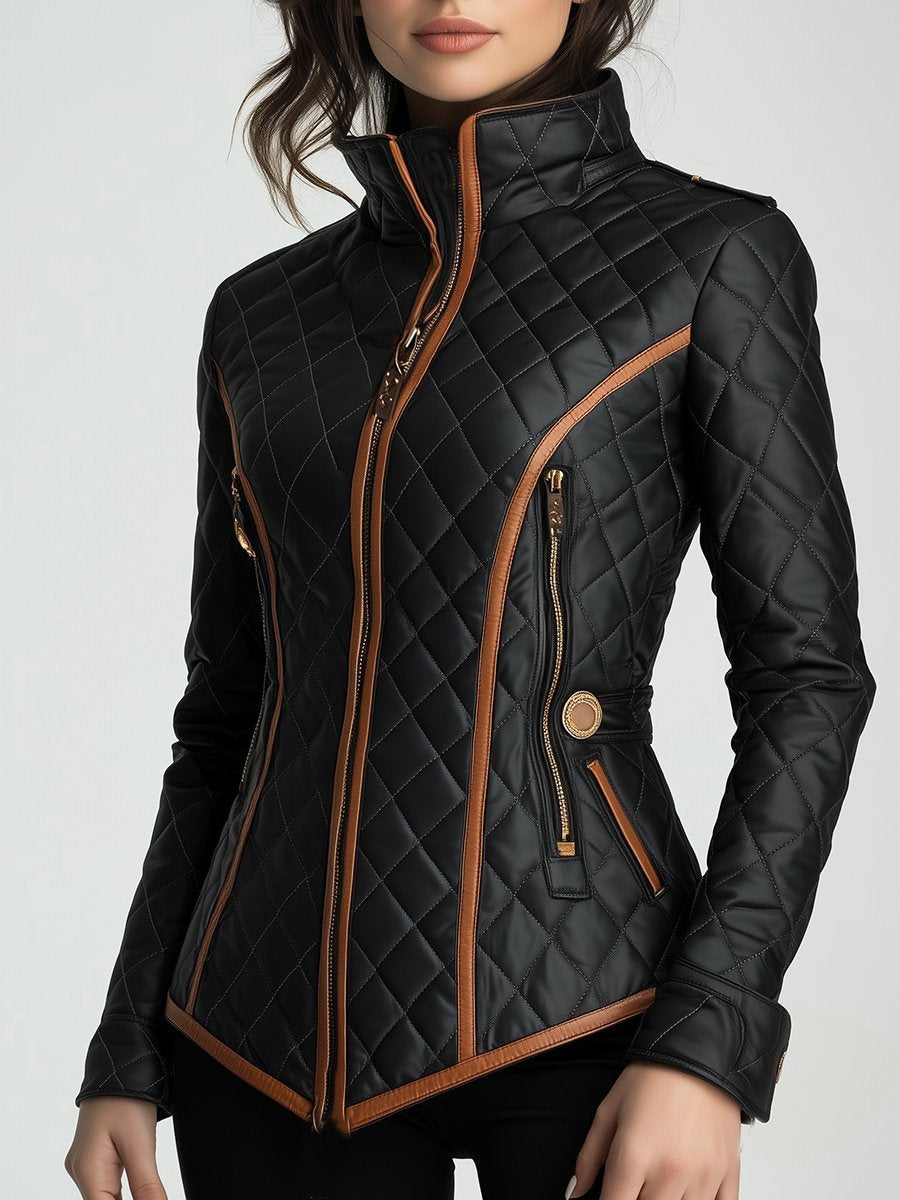 Bethany - Padded Jacket with Diamond Quilting