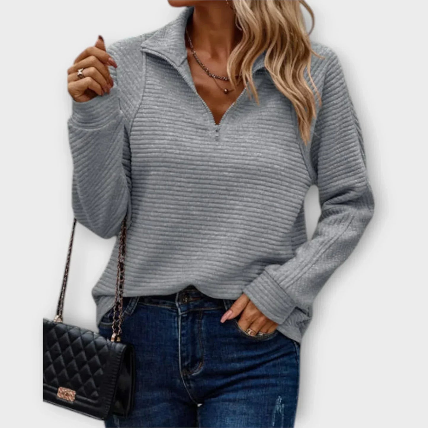 Nancy – Half-Zip Sweatshirt