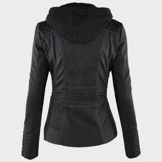 Gia - Genuine Leather Motorcycle Jacket