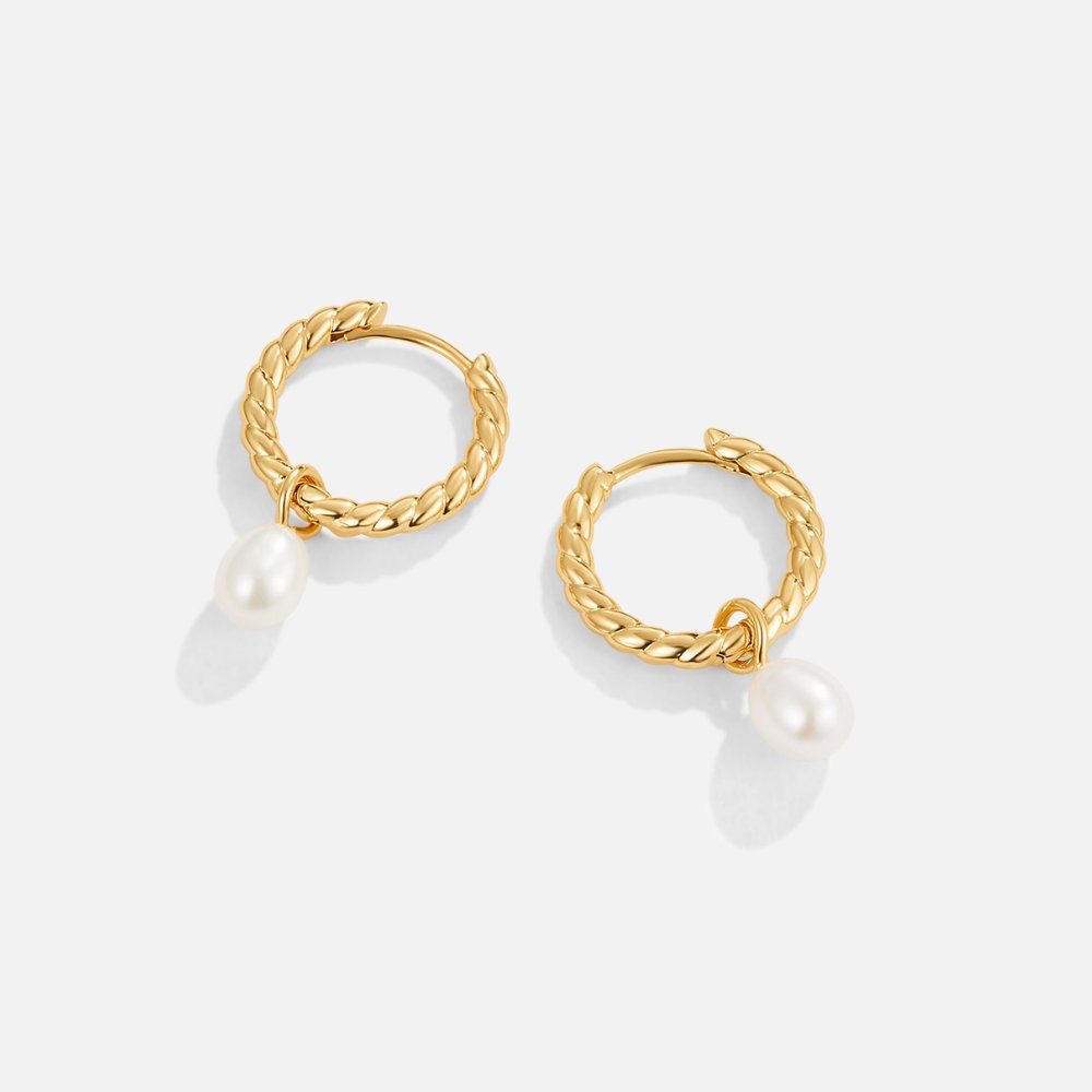Pearl Twist Earrings