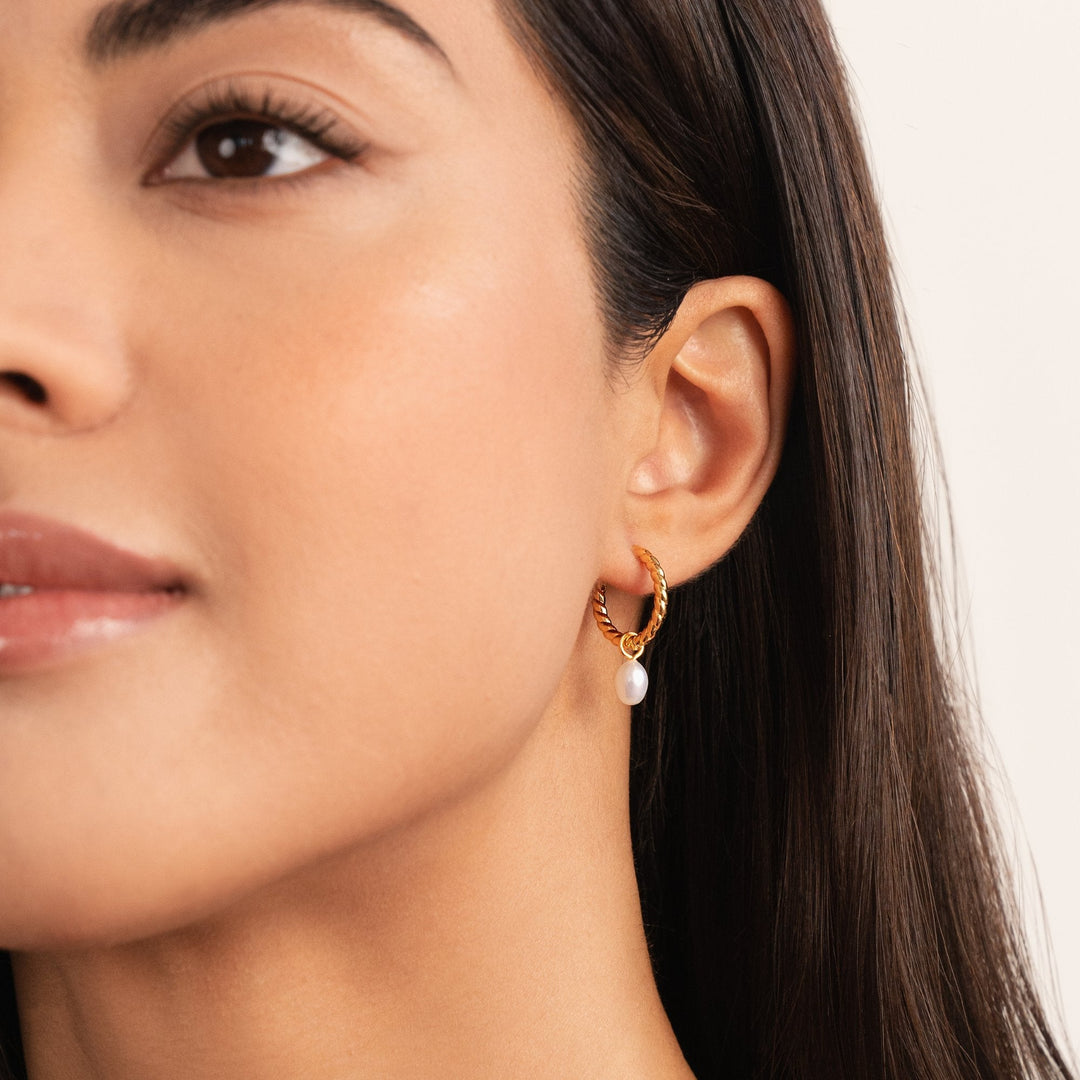 Pearl Twist Earrings