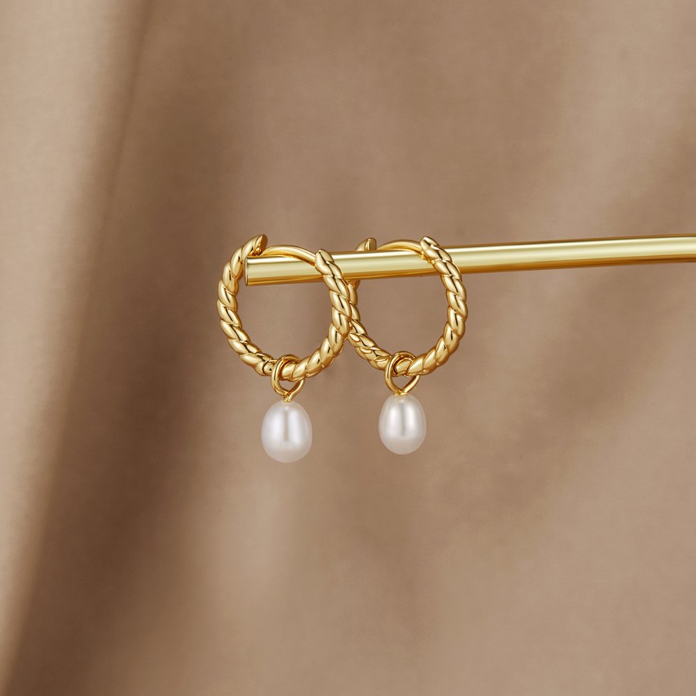 Pearl Twist Earrings
