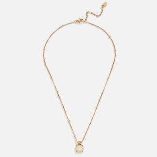 White Shell Pendant Necklace