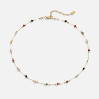 Beaded Stone Necklace