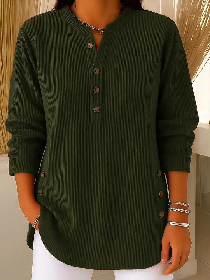 Evadne – Classic Long-Sleeve Knit Sweater