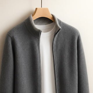 Isaac – Knitted Zip-Up Jacket