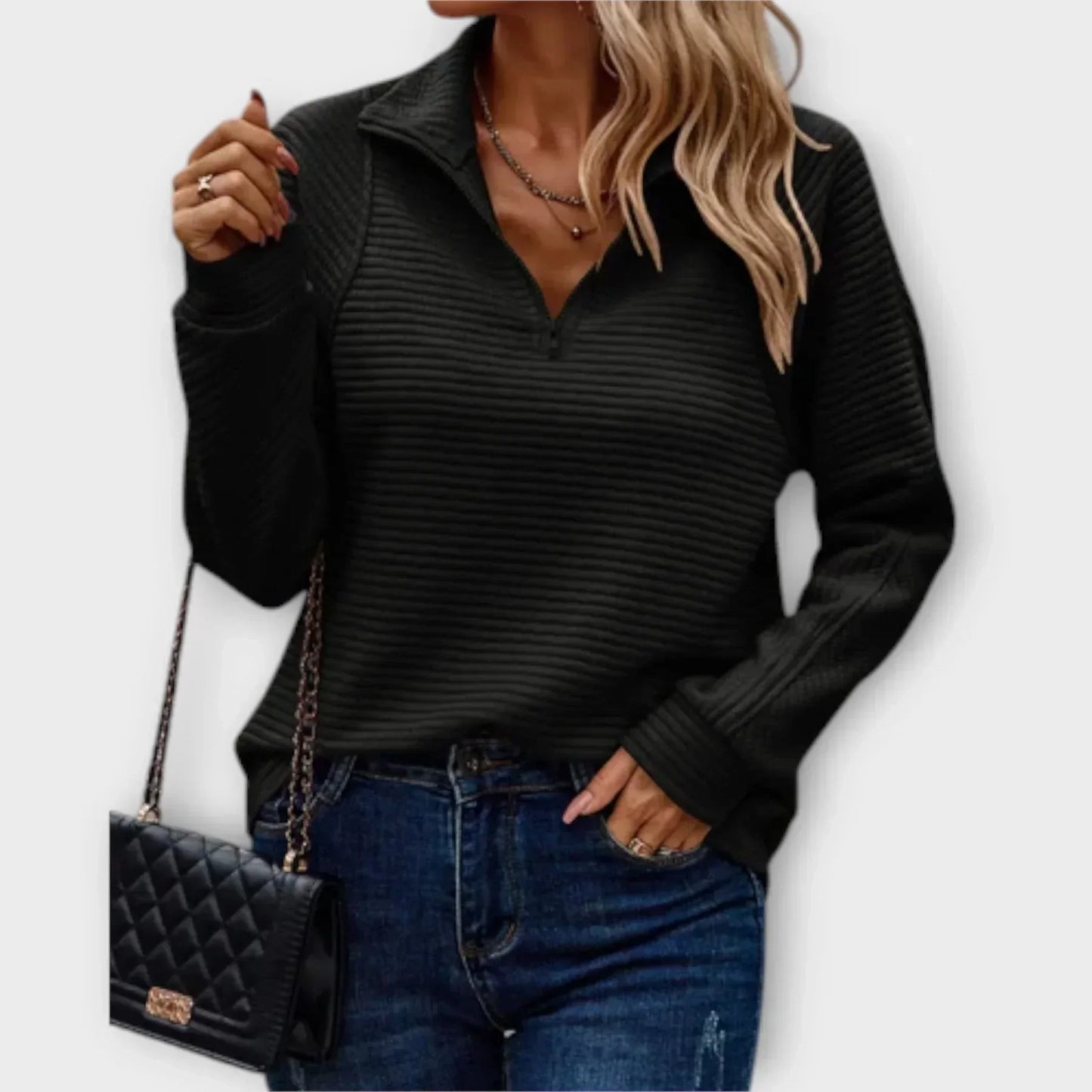 Nancy – Half-Zip Sweatshirt