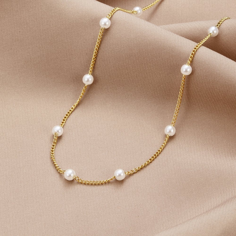 Pearl Gold Necklace