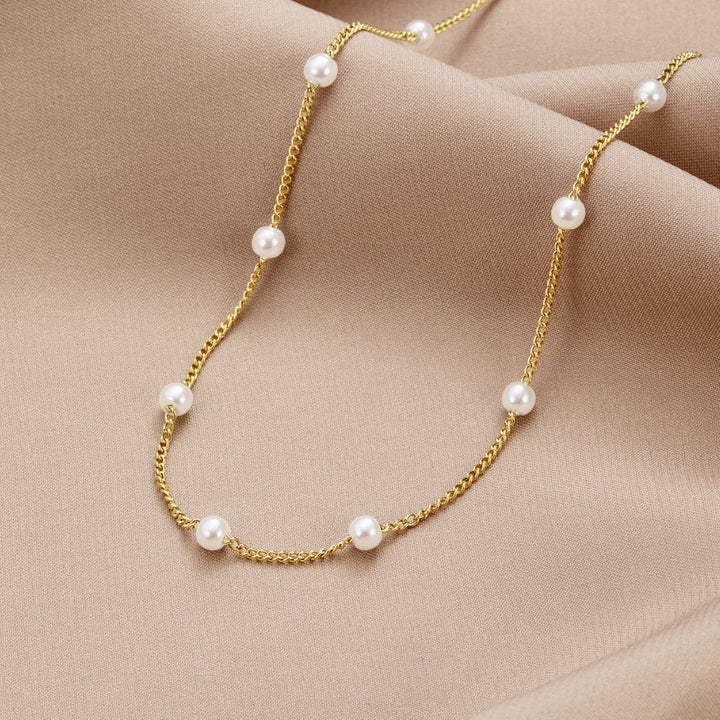 Pearl Gold Necklace