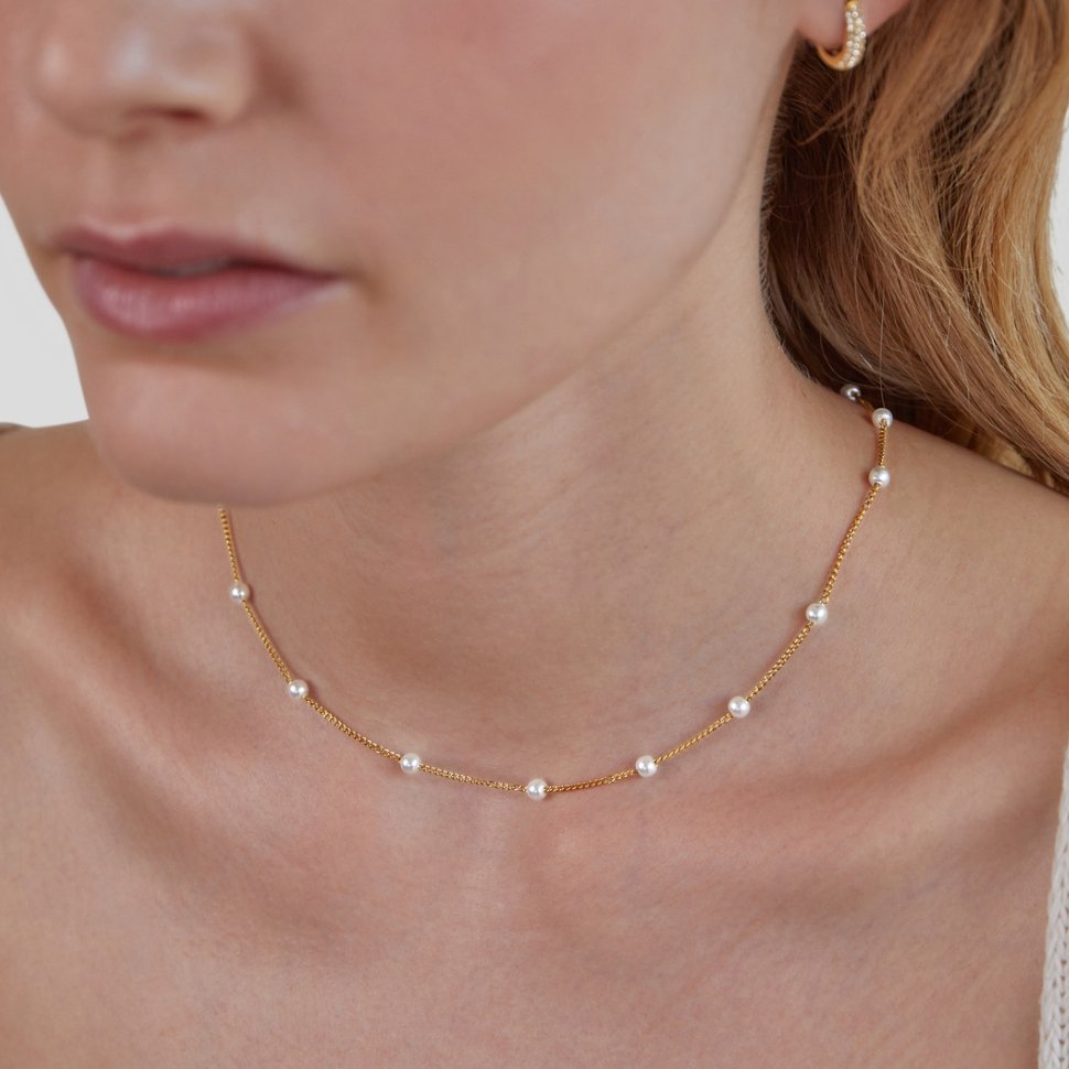 Pearl Gold Necklace