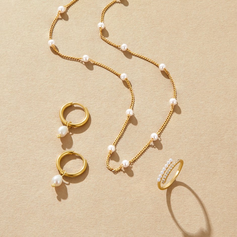 Pearl Gold Necklace