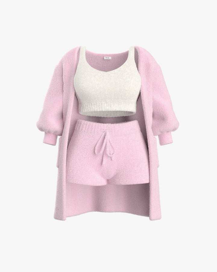 Tallulah – Bouclé Knit Pajama Ensemble