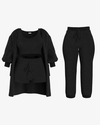 Tallulah – Bouclé Knit Pajama Ensemble