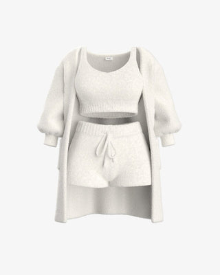 Tallulah – Bouclé Knit Pajama Ensemble