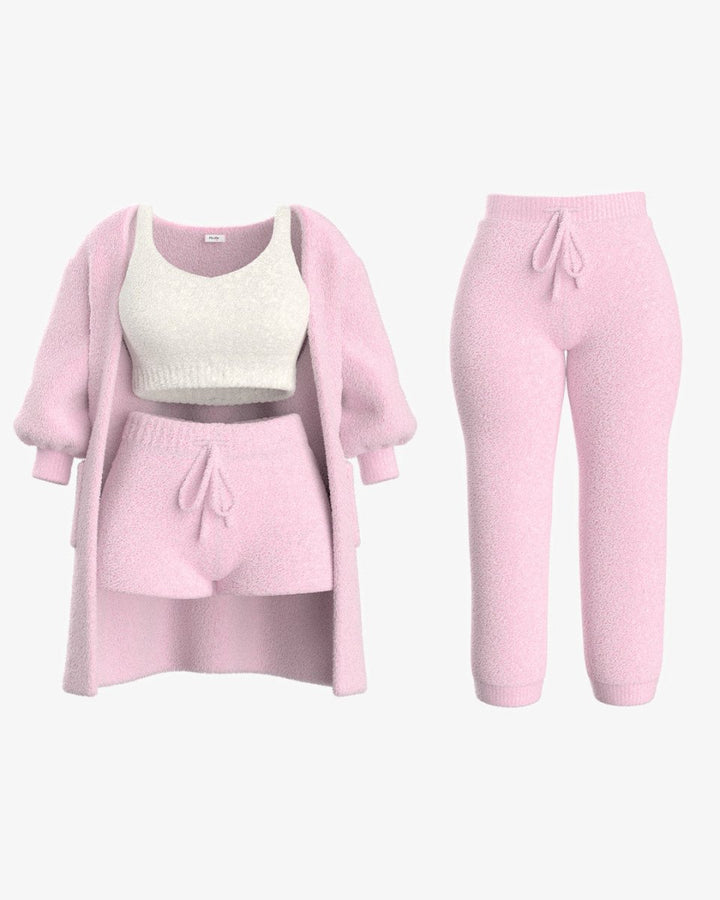 Tallulah – Bouclé Knit Pajama Ensemble