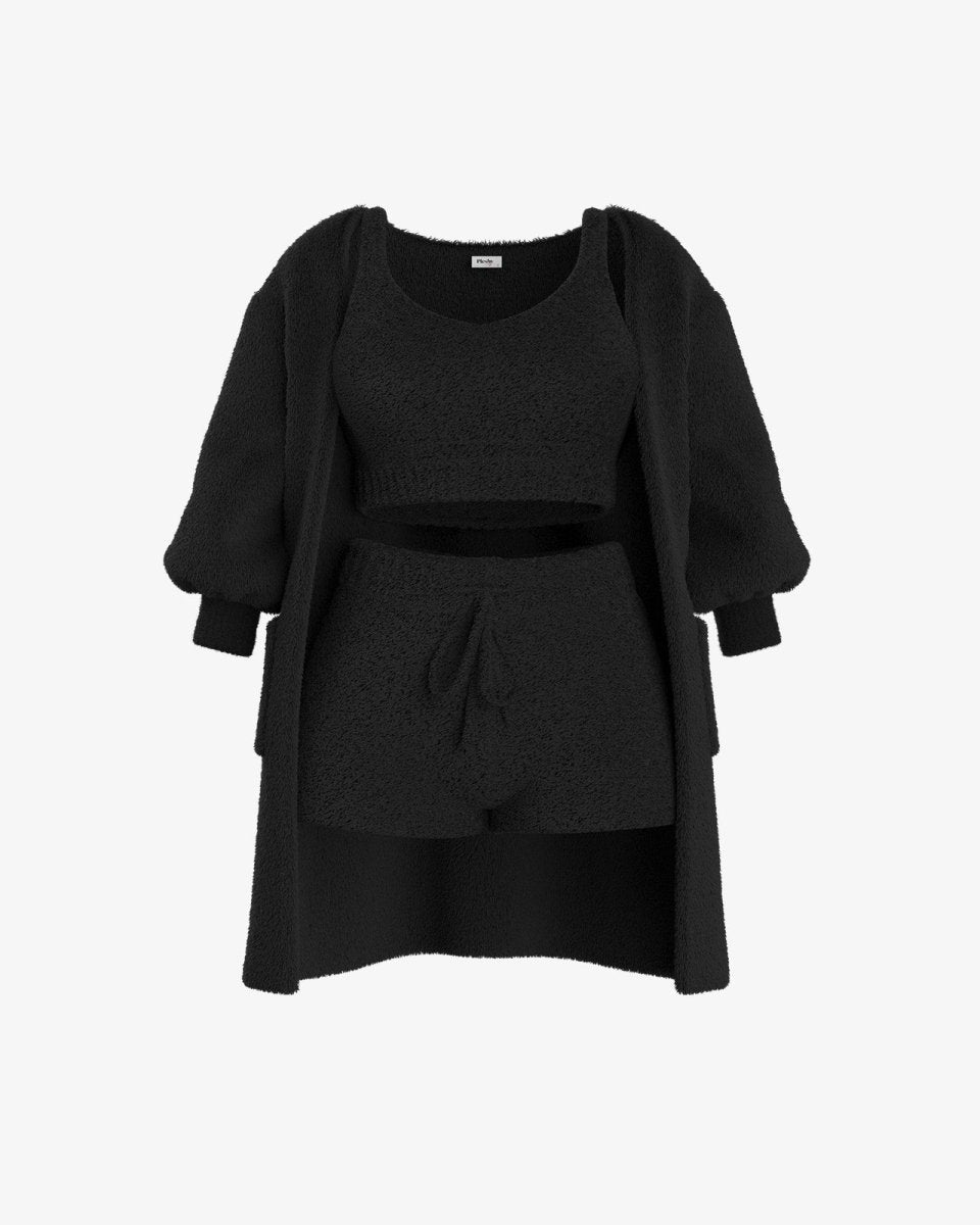 Tallulah – Bouclé Knit Pajama Ensemble