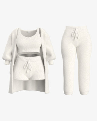 Tallulah – Bouclé Knit Pajama Ensemble